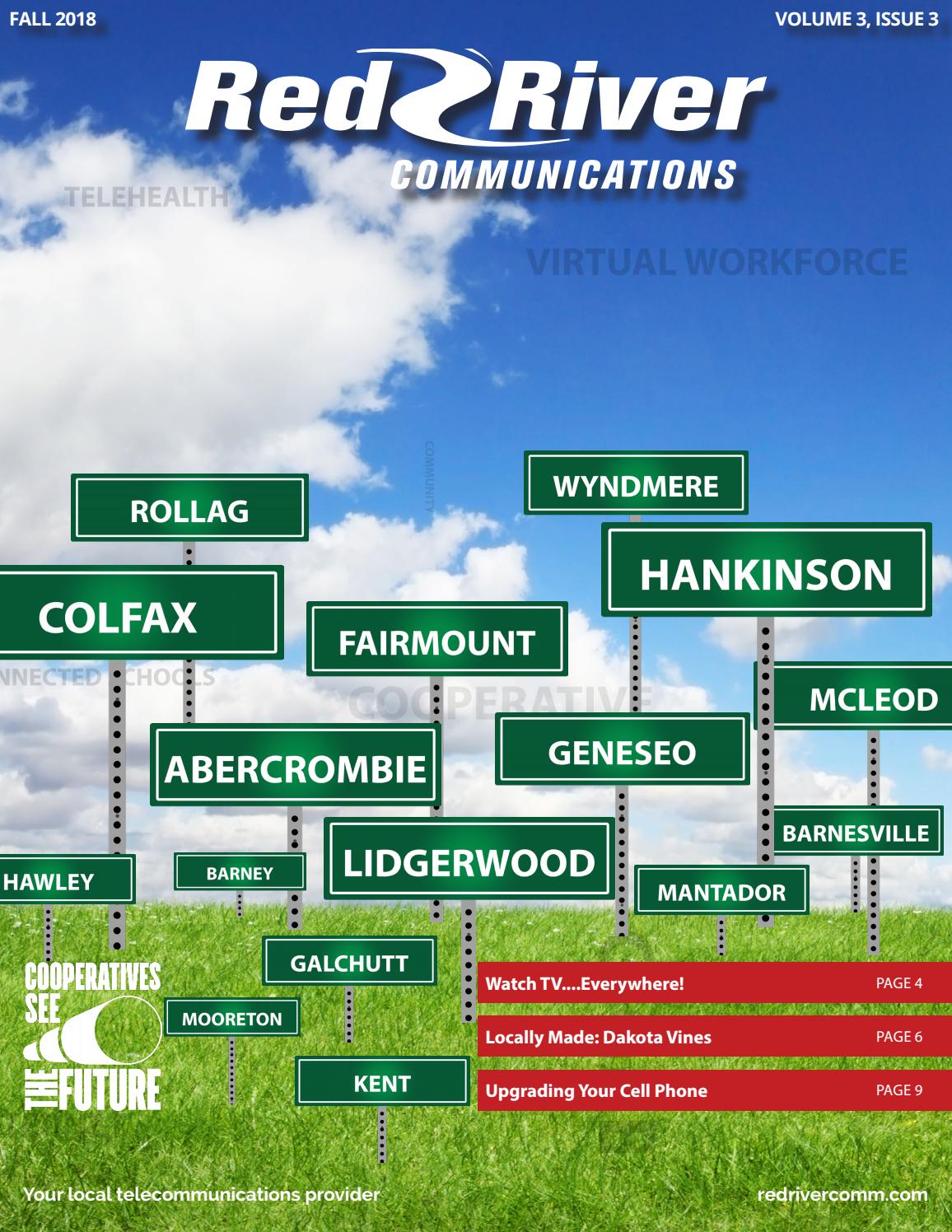 Red River Communications Fall 2018 Newsletter by Red River