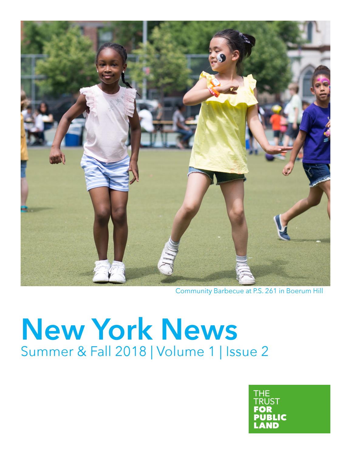 The Trust for Public Land New York News (summer 2018) by Trust for