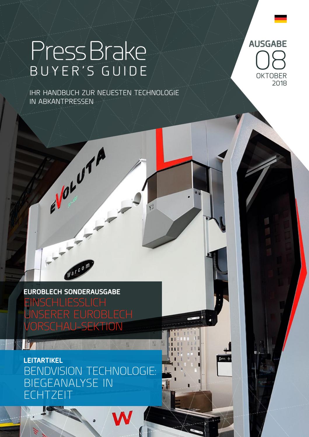 Press Brake Buyer's Guide EuroBLECH 2018 Sonderausgabe by Press Brake