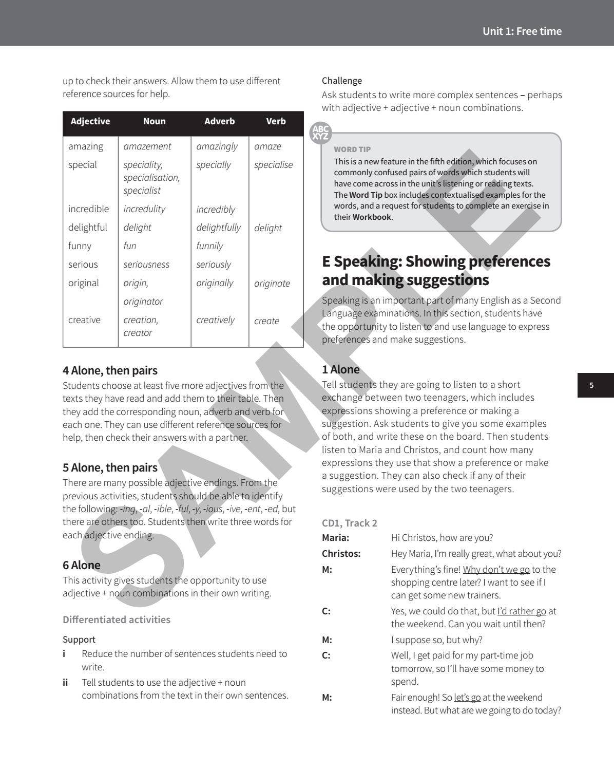 Cambridge IGCSE English as a Second Language Teacher's Resources by ...