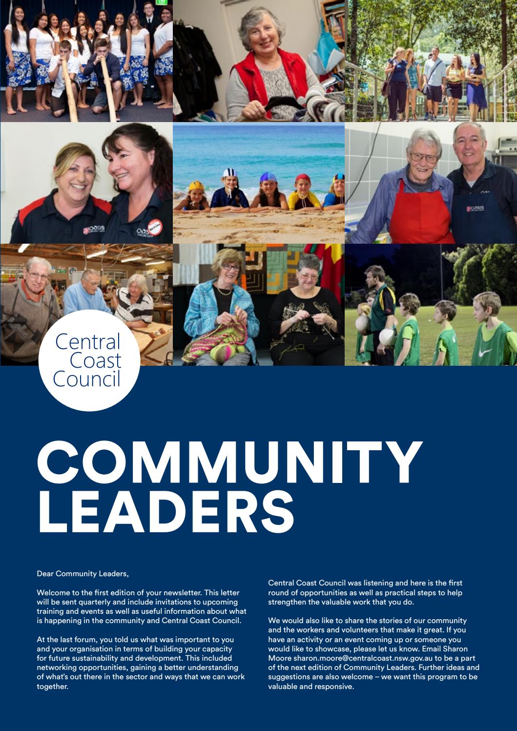 Central Coast Community Leaders First Edition by centralcoastcouncil
