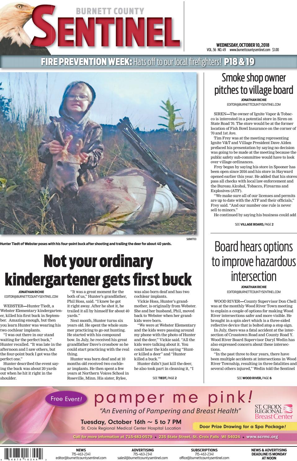 County Sentinel 10102018 by County Sentinel Issuu