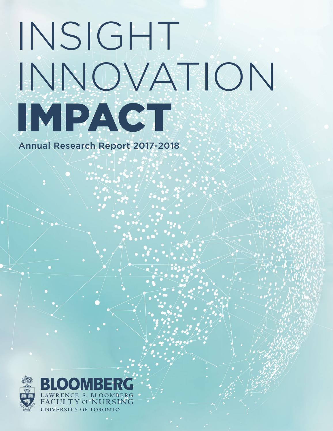 2018 Bloomberg Nursing Research Report by Lawrence 2018 Bloomberg Nursing Research Report by Lawrence