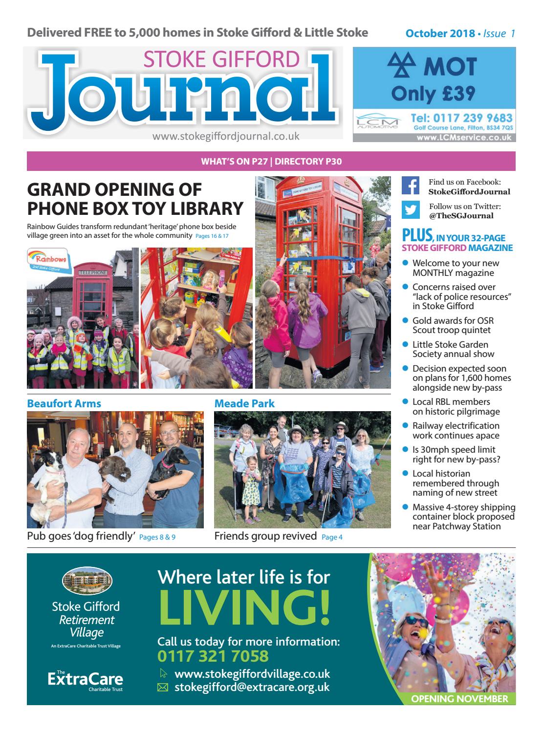 Stoke Gifford Journal, October 2018 by Stoke Gifford Journal Issuu