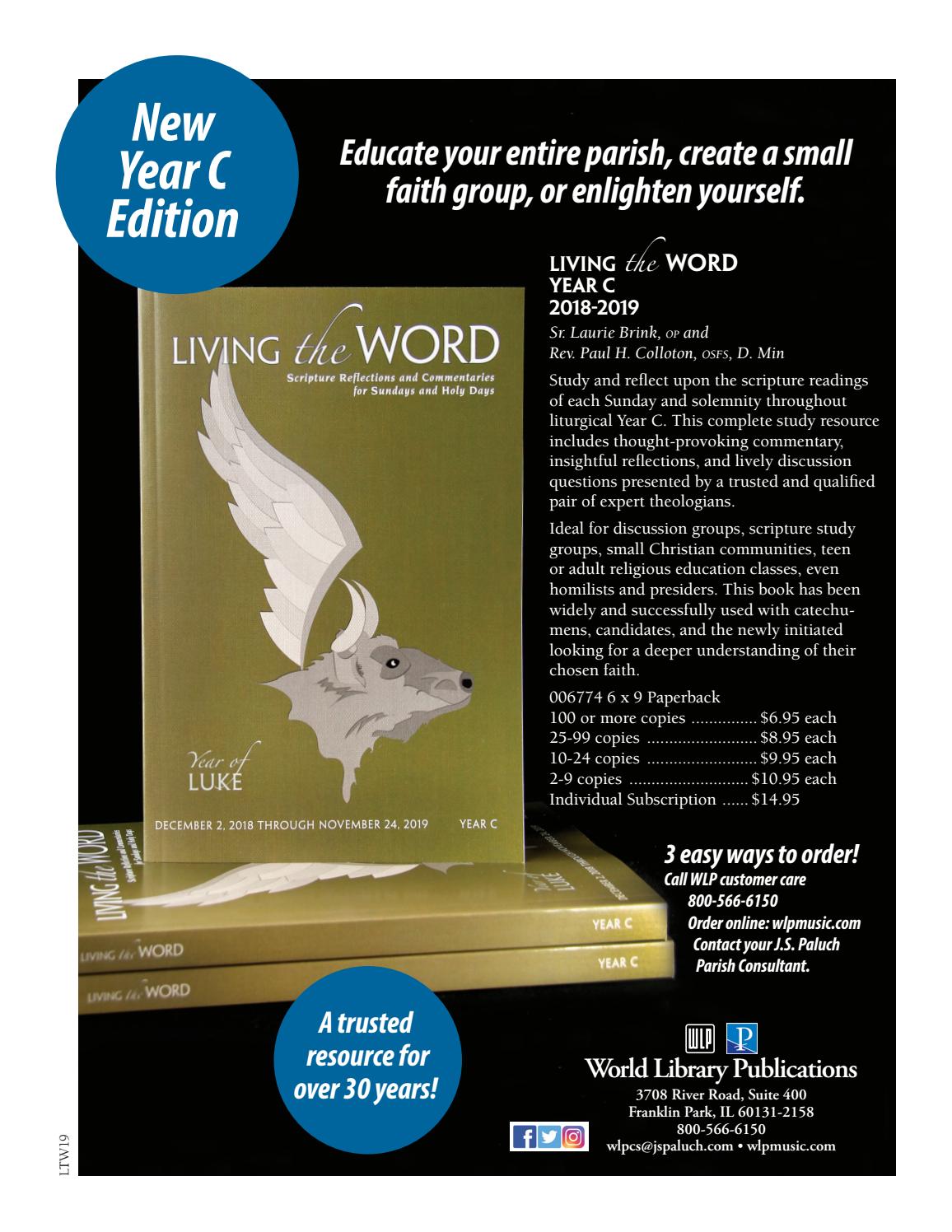 Living the Word Year C by World Library Publications Issuu