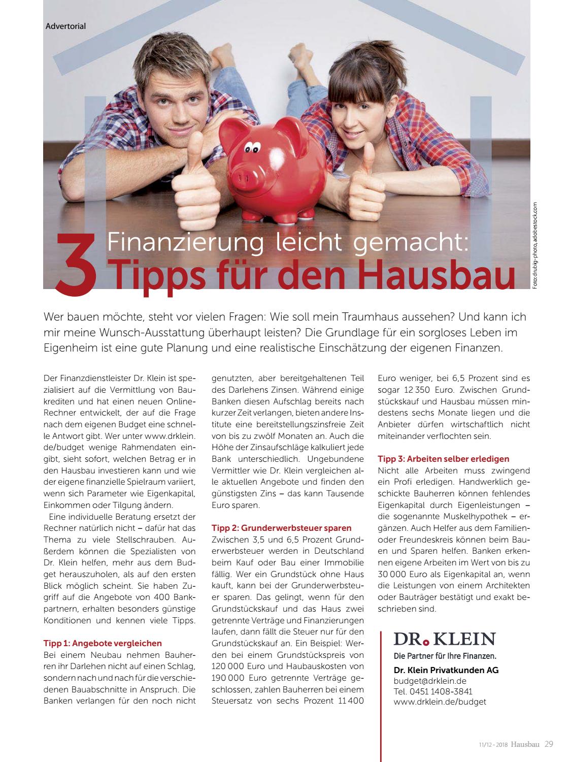 Hausbau 11 12 2018 By Fachschriften Verlag Issuu