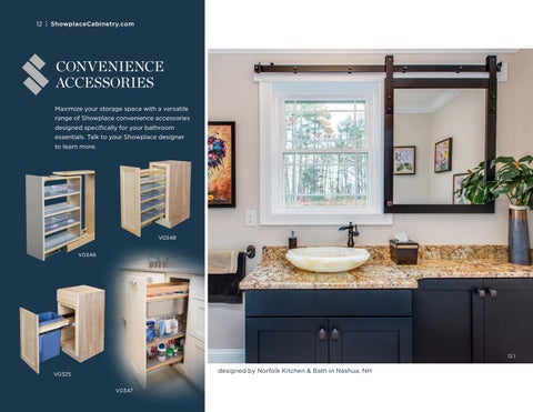 Showplace Cabinetry 家具目录 · for the 卫浴 第 12 页