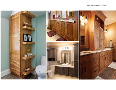 Showplace Cabinetry 家具目录 · for the 卫浴 第 13 页