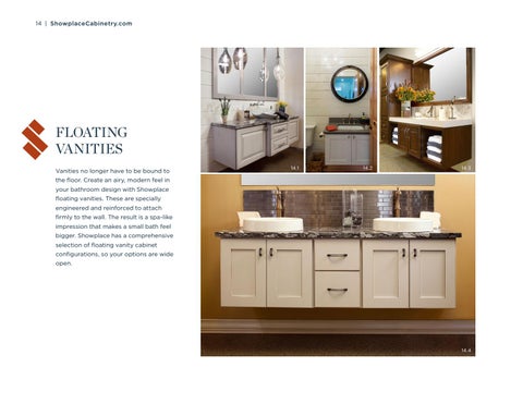 Showplace Cabinetry 家具目录 · for the 卫浴 第 14 页