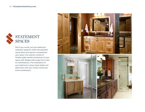 Showplace Cabinetry 家具目录 · for the 卫浴 第 6 页