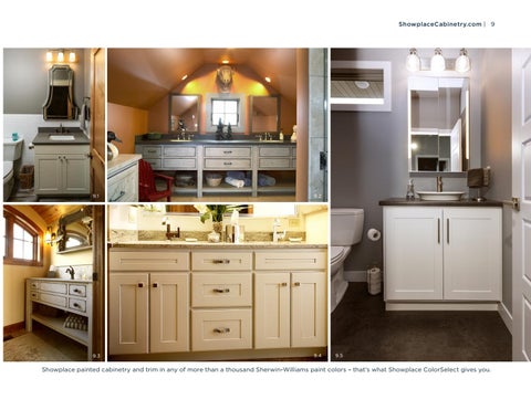 Showplace Cabinetry 家具目录 · for the 卫浴 第 9 页
