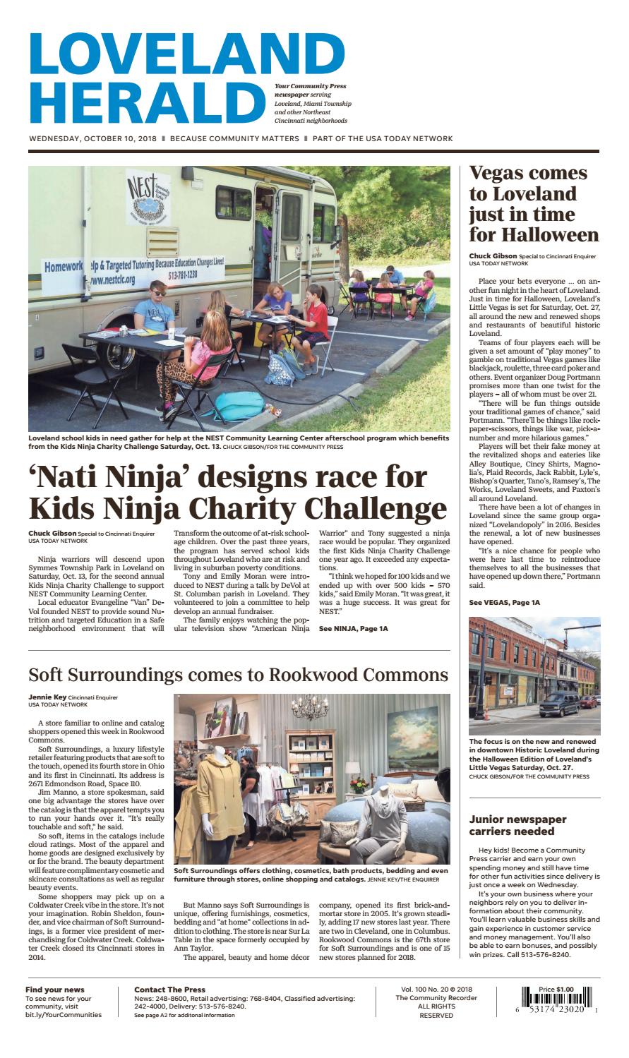 Loveland Herald 10 10 18 By Enquirer Media Issuu