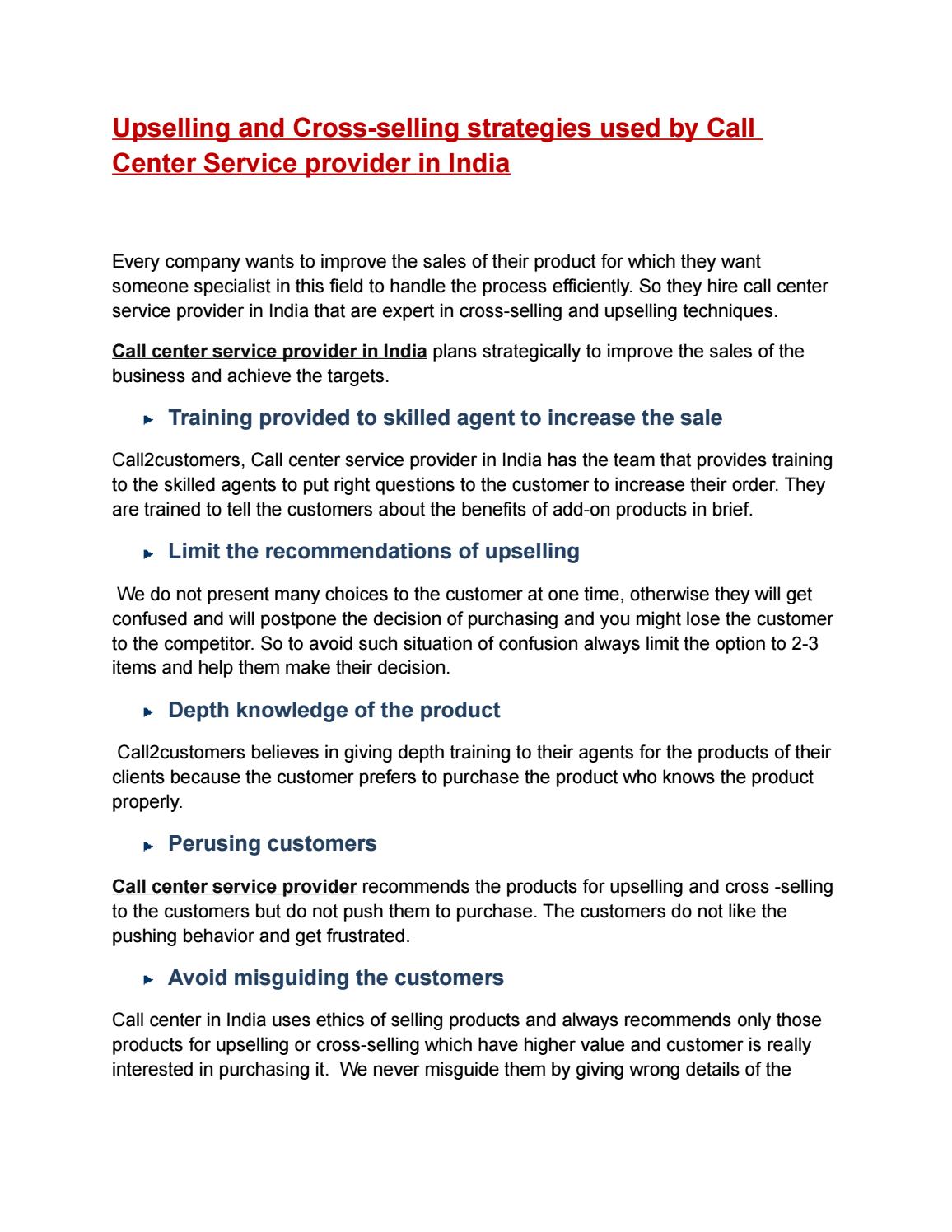 Call Center Service Provider in India by Call2Customer - Call Centers ...