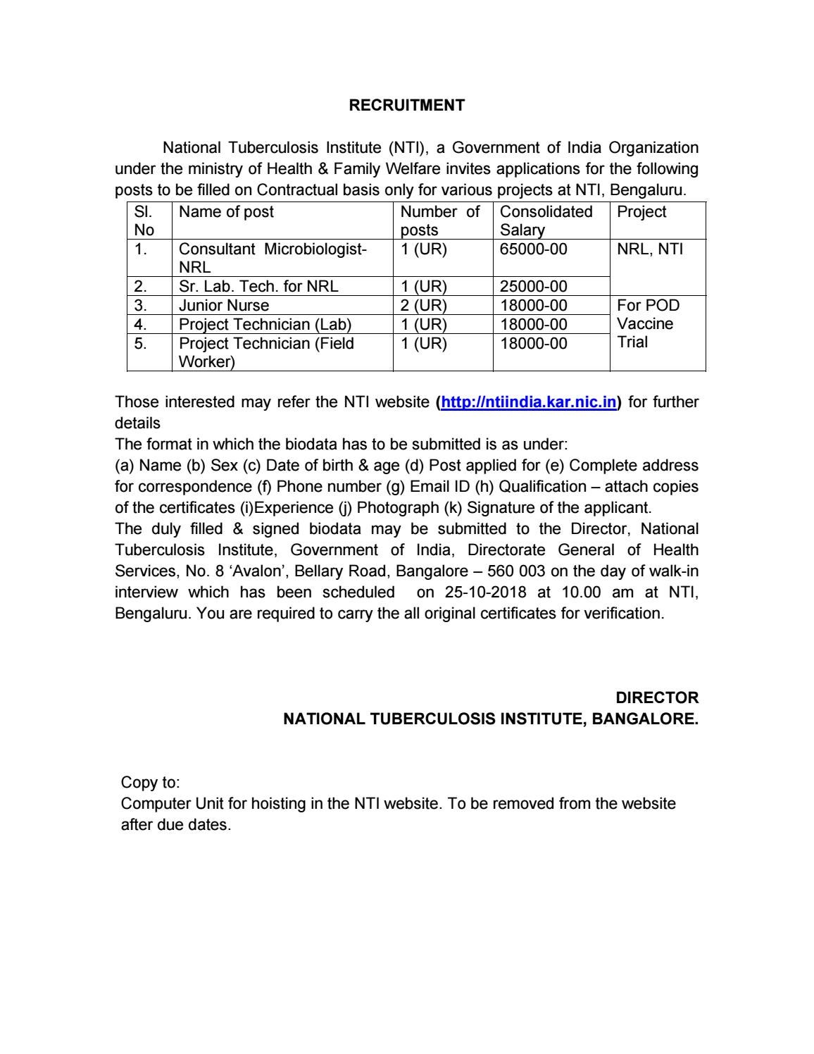 consultant-microbiologist-with-rs-65-000-salary-national-tuberculosis-institute-nti-by-biotecnika-issuu