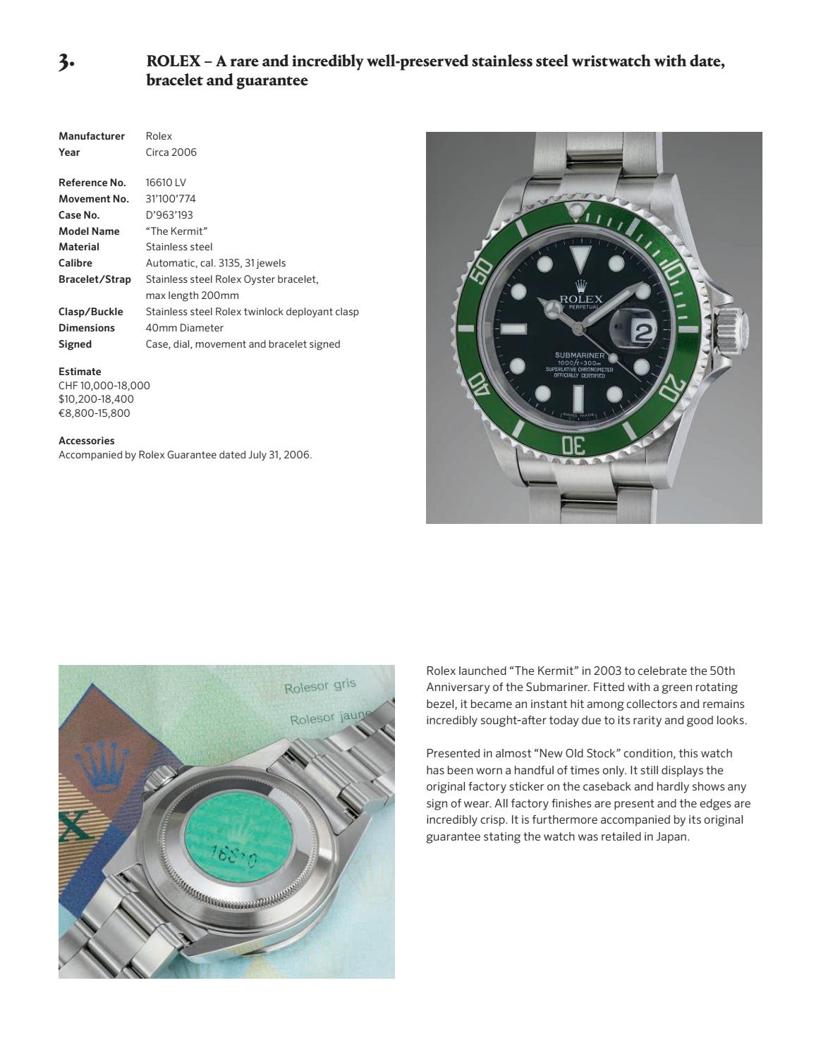 The Geneva Watch Auction: EIGHT [Catalogue] by PHILLIPS - Issuu
