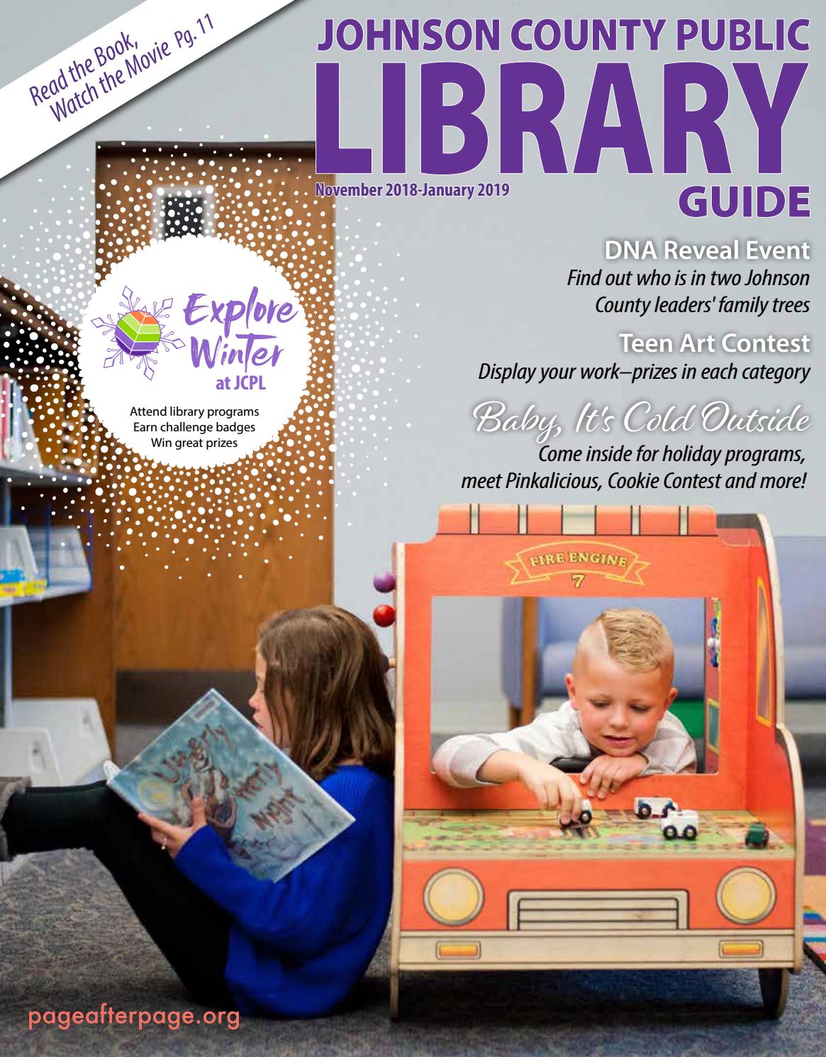 Winter Library Guide 20182019Johnson County Public Library by Johnson