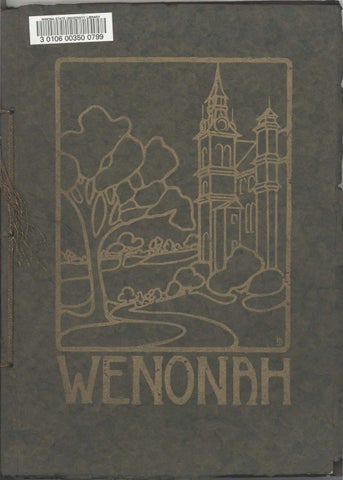 Wenonah Yearbook 1915 By Wsuopenriver Issuu