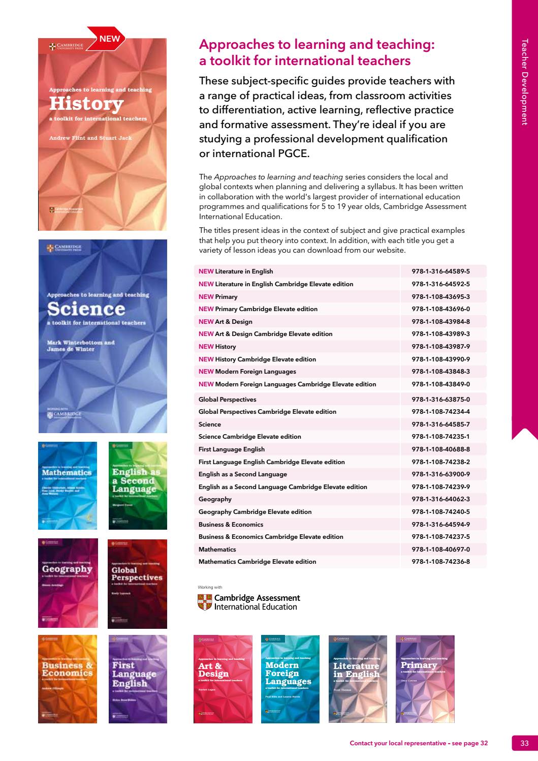 Cambridge IB Catalogue 2019 by Cambridge International Education Issuu