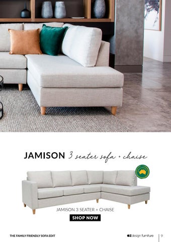 OZ Design Furniture 家具目录 · The Family Friendly 沙发 Edit by 第 9 页