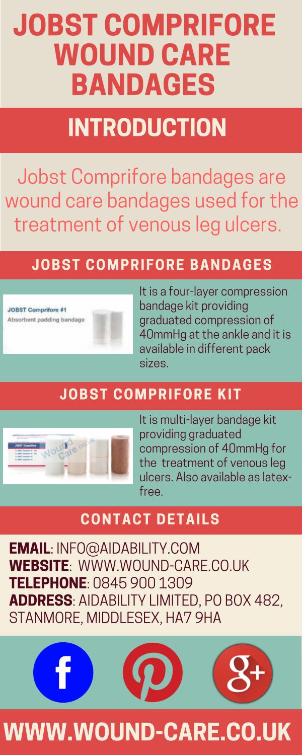 Jobst Comprifore Best Wound Care Bandage for Venous Leg Ulcers by