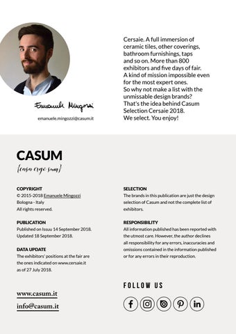Casum Selection Cersaie 2018 – 室内 design 第 2 页