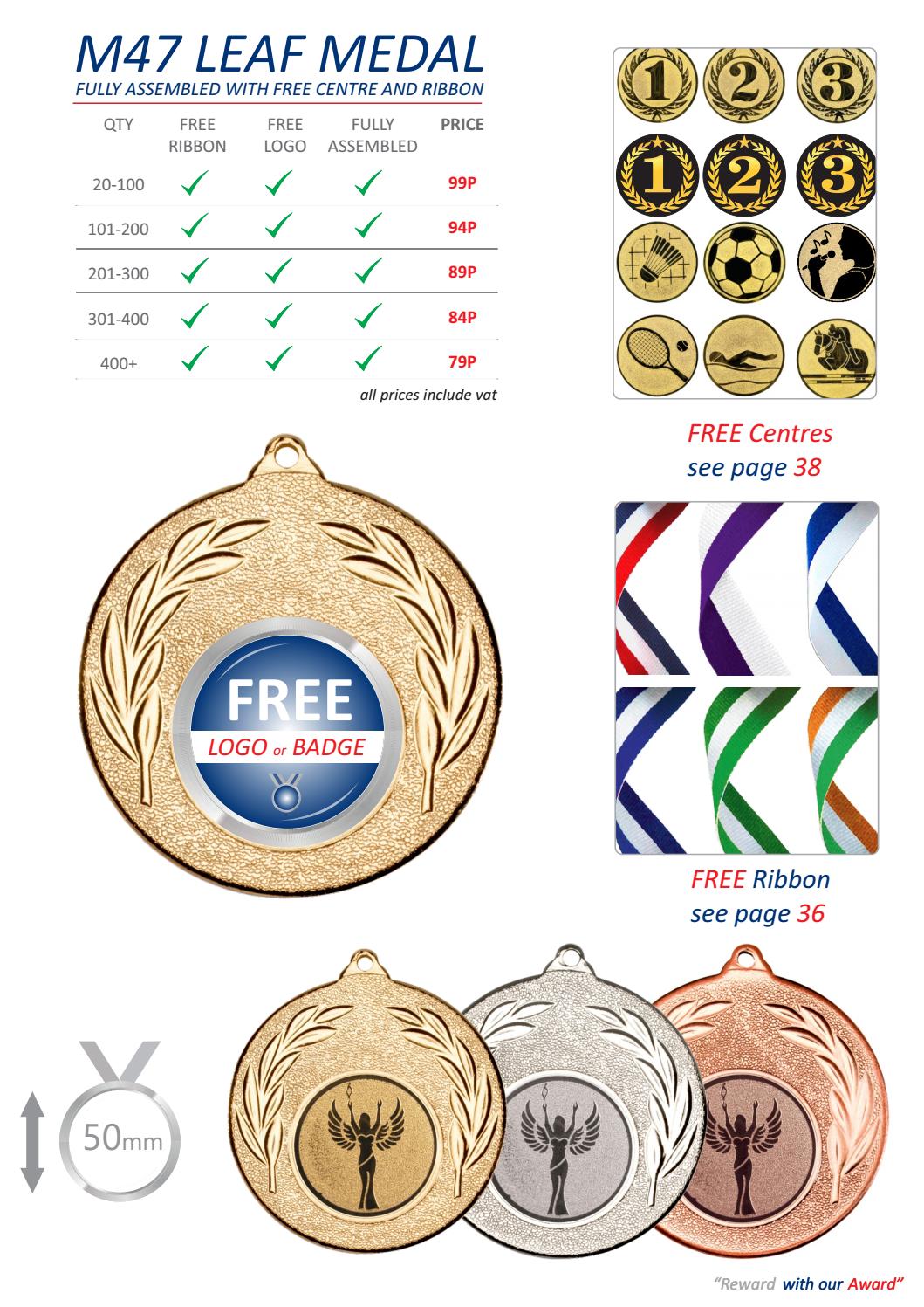 2018 Medals Catalogue by Trophies Awards and Medals Issuu