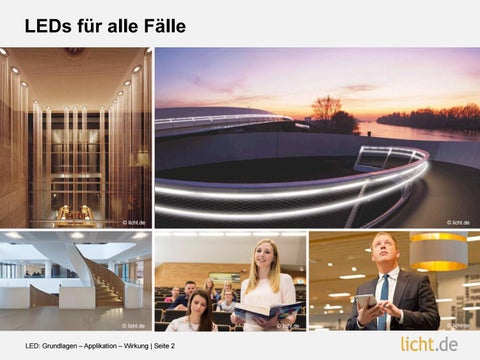 licht.de 灯饰目录 · Präsentation von : LED : Grundlagen – Applikation – Wirkung 第 2 页