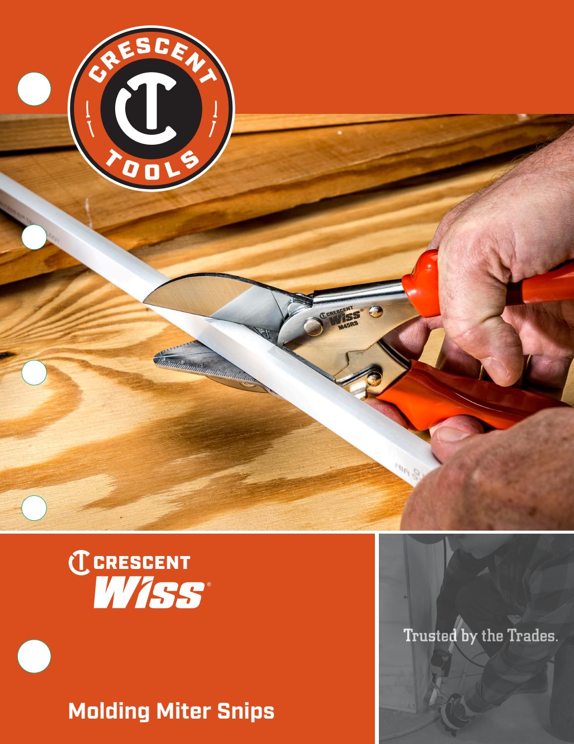 Crescent Wiss Molding Miter Snips by Ram Tool Construction Supply Co