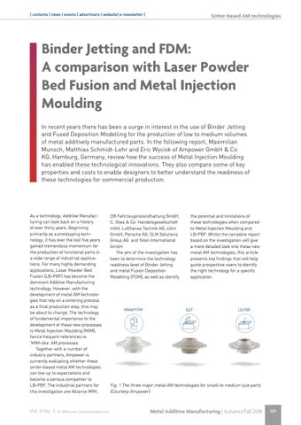 Metal AM Autumn 2018 by Inovar Communications - Issuu