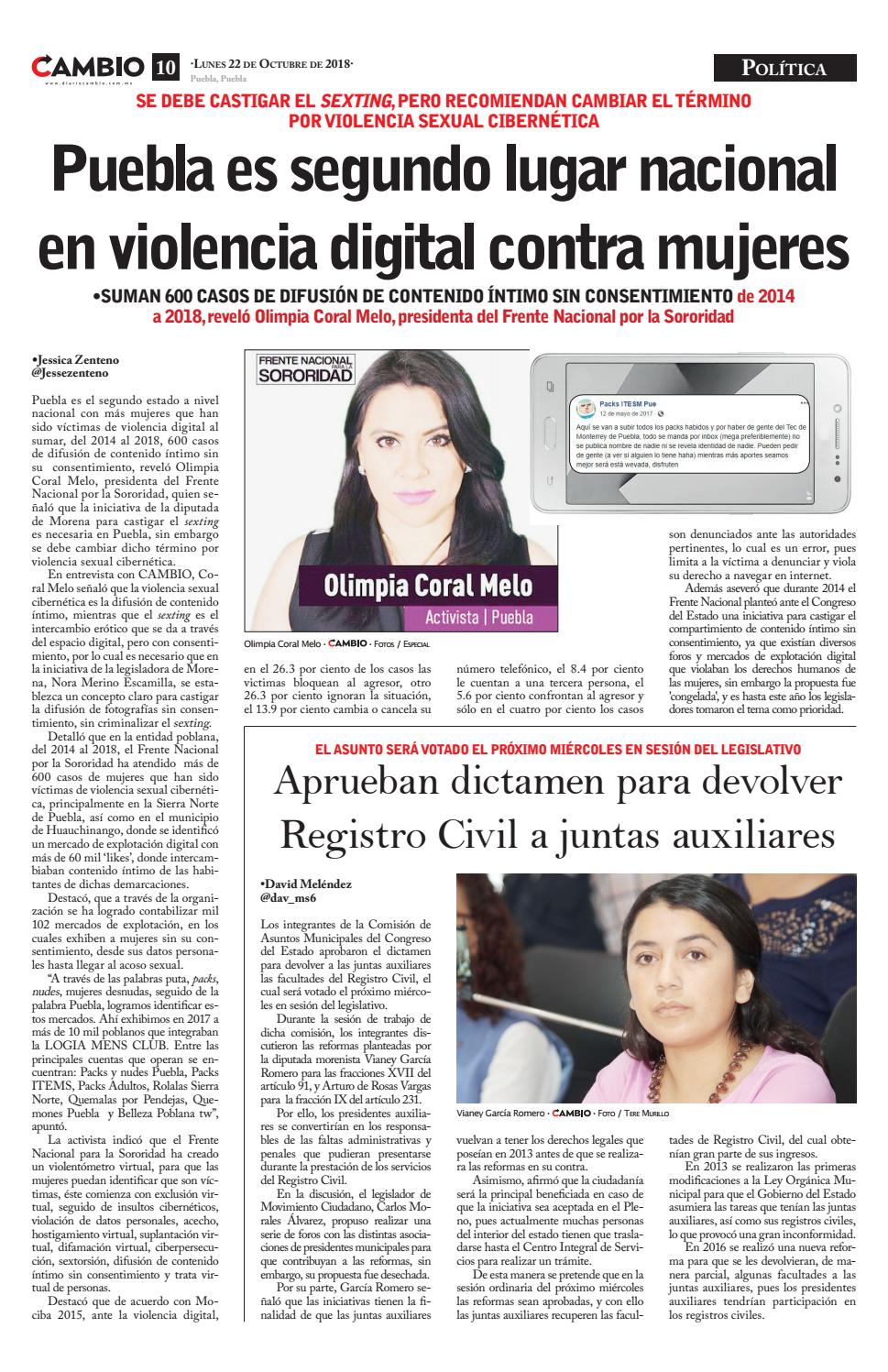 Sólo habrá 38 urnas en todo Puebla para consulta del NAICM: Texcoco o Santa  Lucía by Diario Cambio - Issuu