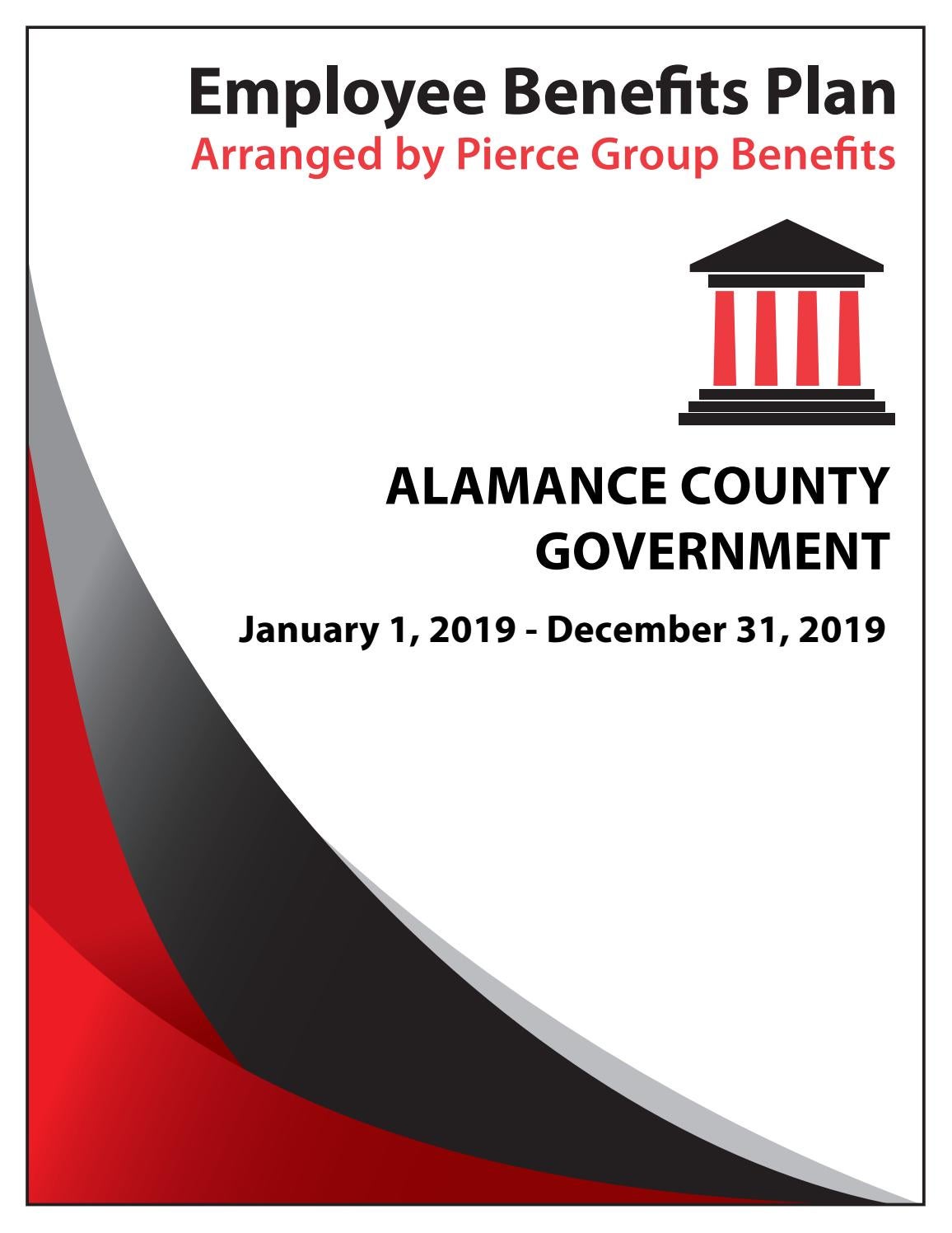 Alamance County Government 2018 Booklet - 2019 Plan Year (10.22.18) with  page links by Pierce Group Benefits - Issuu