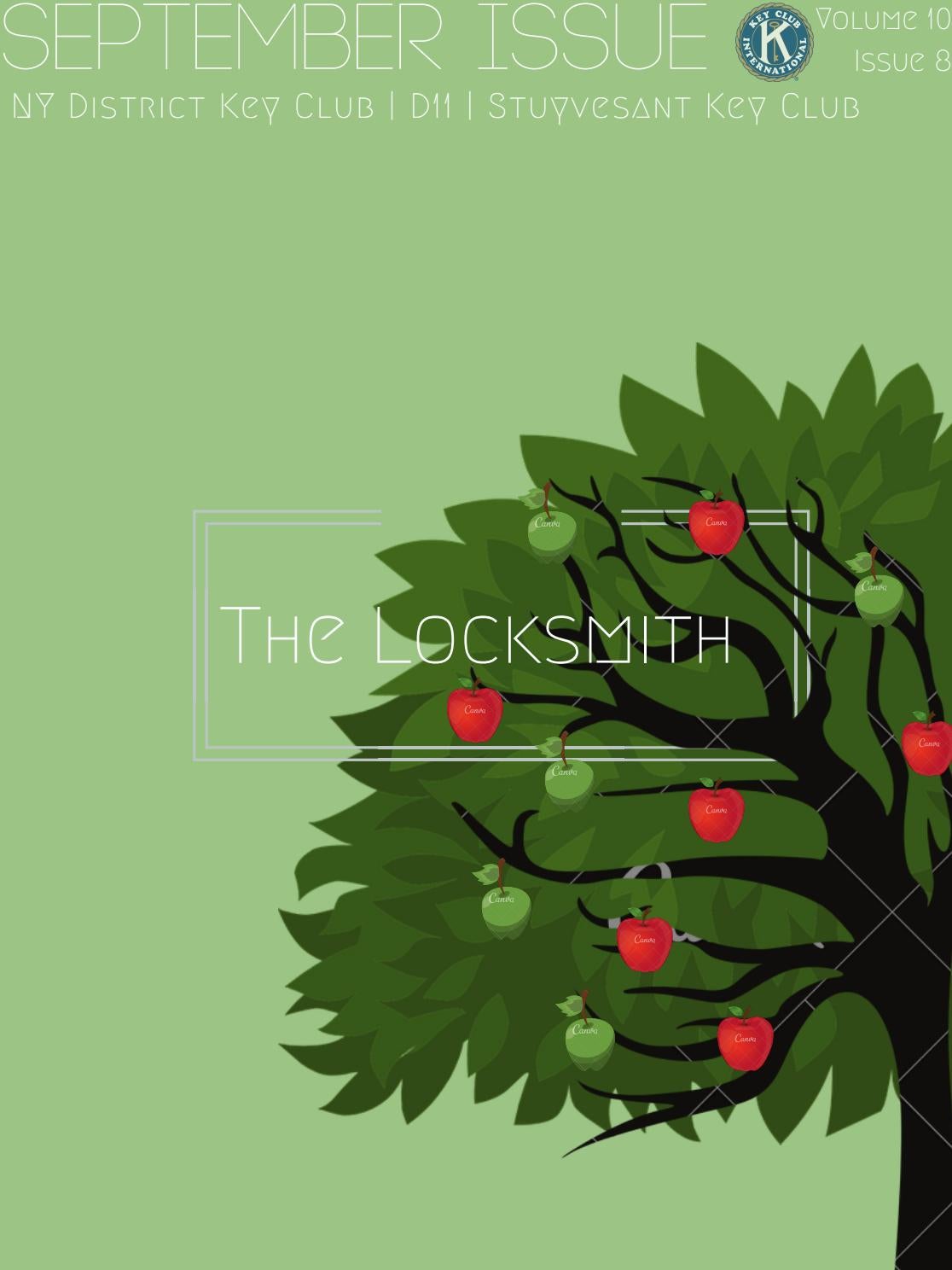 The Locksmith September Issue by Stuyvesant High School Key Club Issuu