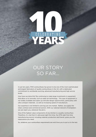 PWS Distributors Ltd 家具目录 · PWS Worksurface 2018 第 3 页