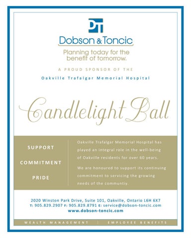Oakville Hospital Foundation Gowns × Graffiti - 2018 OTMH Candlelight Ball 灯饰型录 第 6 页