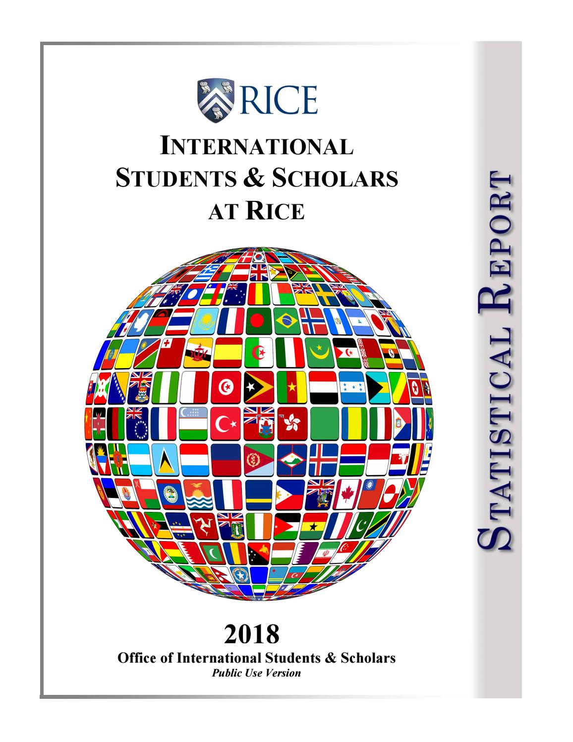 OISS Statistical Report 2018 By Rice09 Issuu