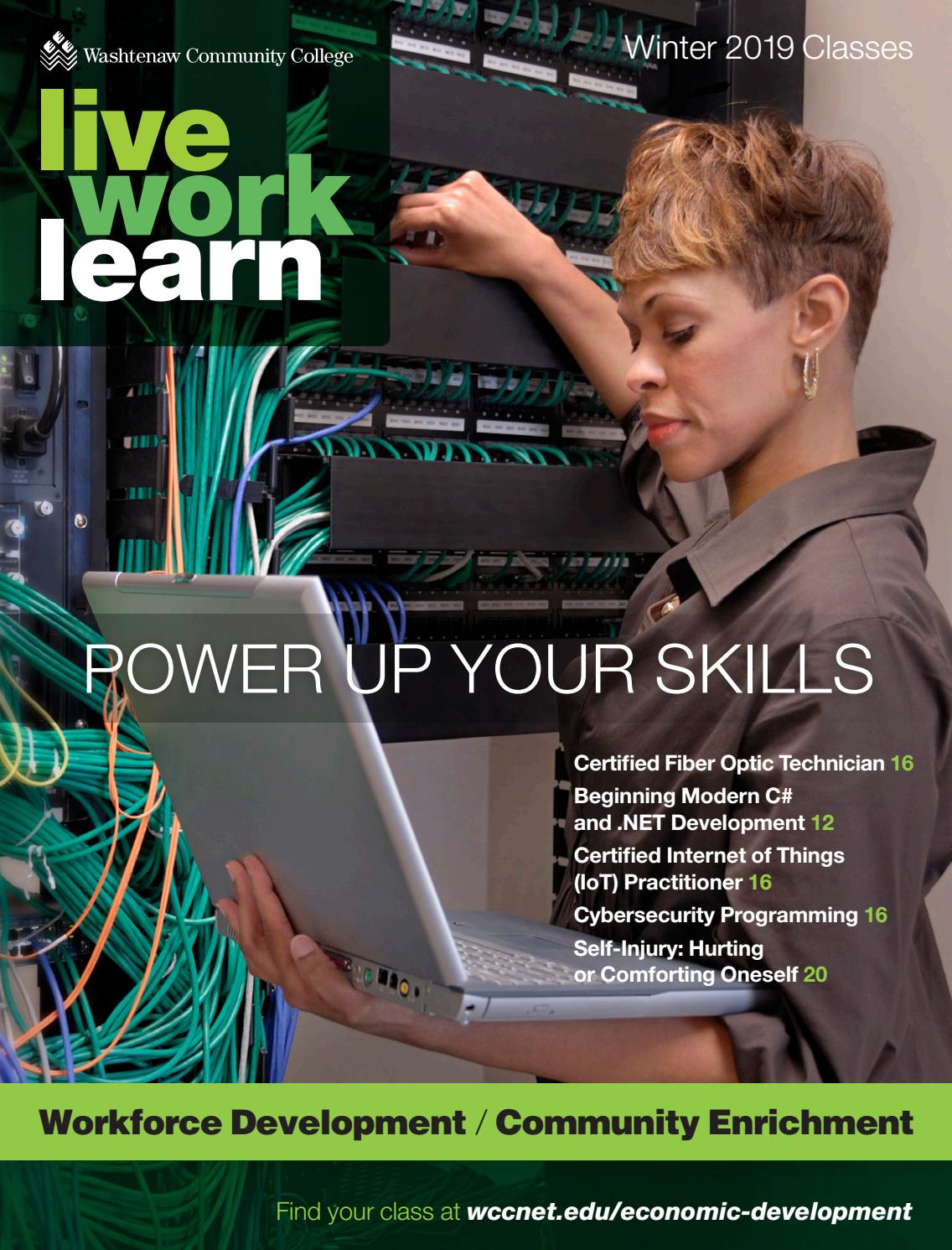 Winter 2019 Workforce Development Community Enrichment Catalog By 