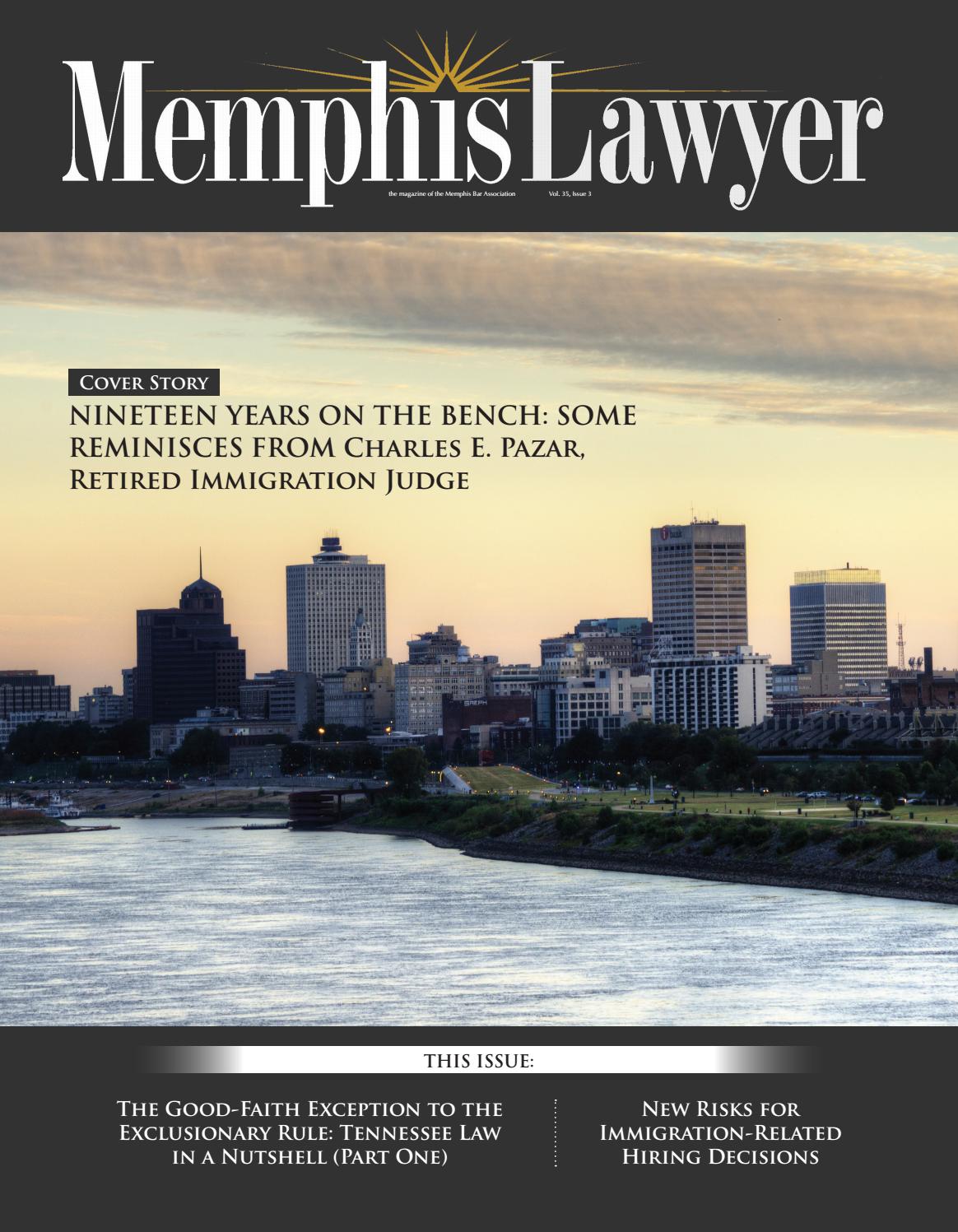 Memphis Lawyer Volume 35 Issue 3 by Memphis Bar Association Issuu