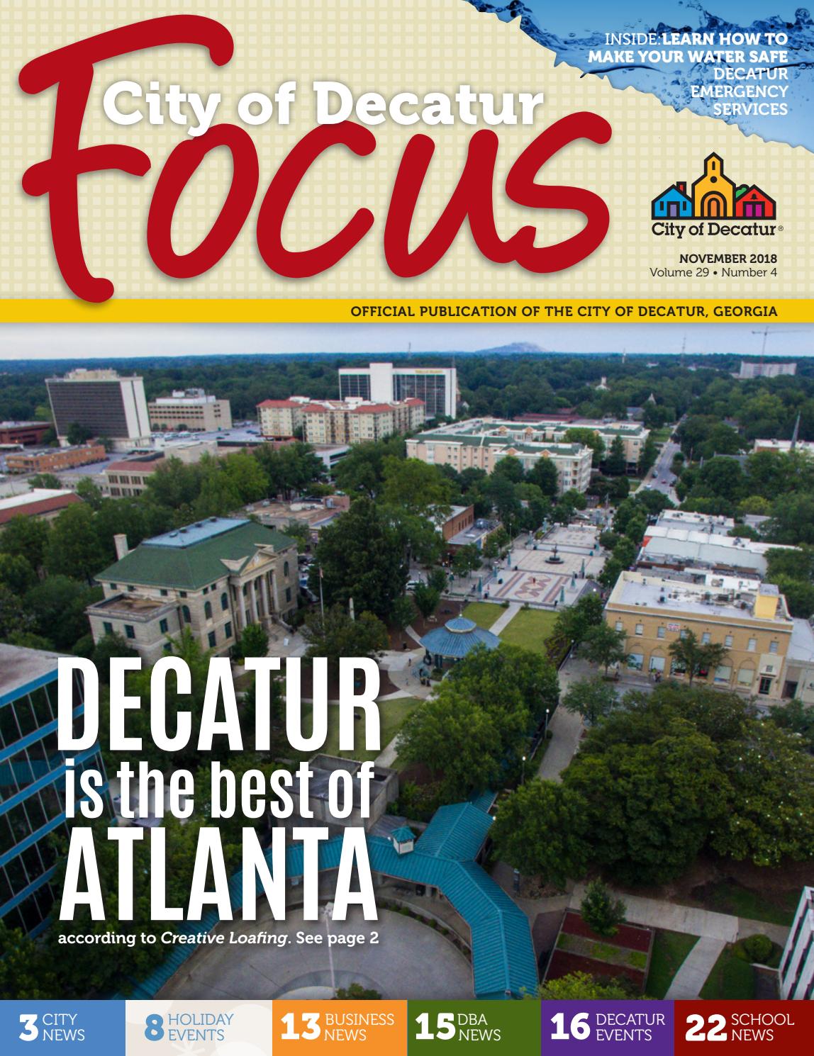 Decatur Focus November 2018 by City of Decatur Issuu