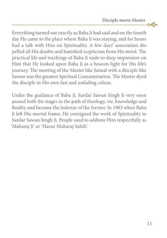 Baba Sawan Singh, His Life and Teachings 第 15 页