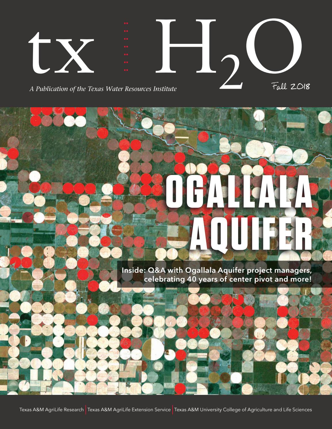 Fall 2018 txH2O by Texas Water Resources Institute Issuu