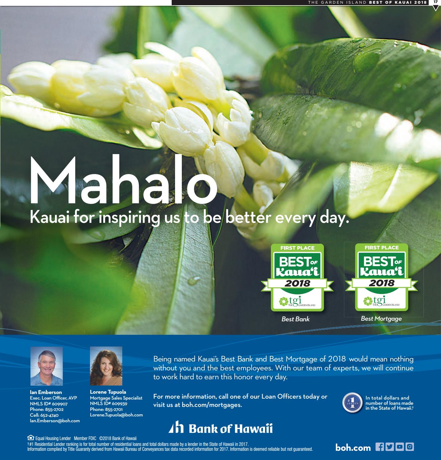 Best Of Kauai 2018 By The Garden Island Newspaper Issuu