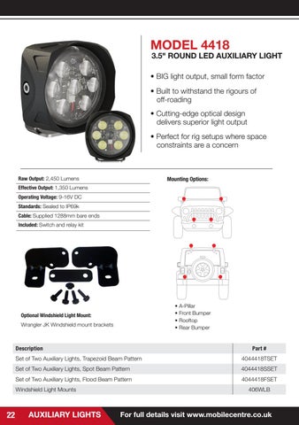Mobile Centre Jeep LED 灯饰 upgrades for Wrangler JK 2018 第 22 页