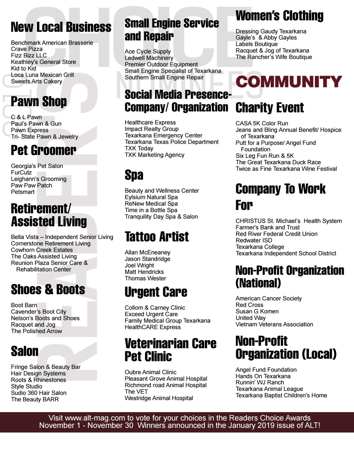 cornerstone living center on November 2018 Alt Magazine By Alt Magazine Issuu