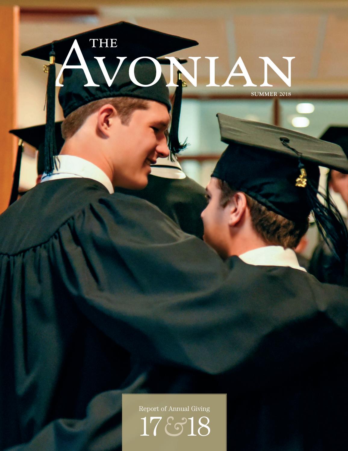 The Avonian Magazine & Report of Annual Giving, Summer 2018 by Avon Old