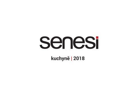 SENESI - 灯饰目录 kuchyne 2018 第 3 页