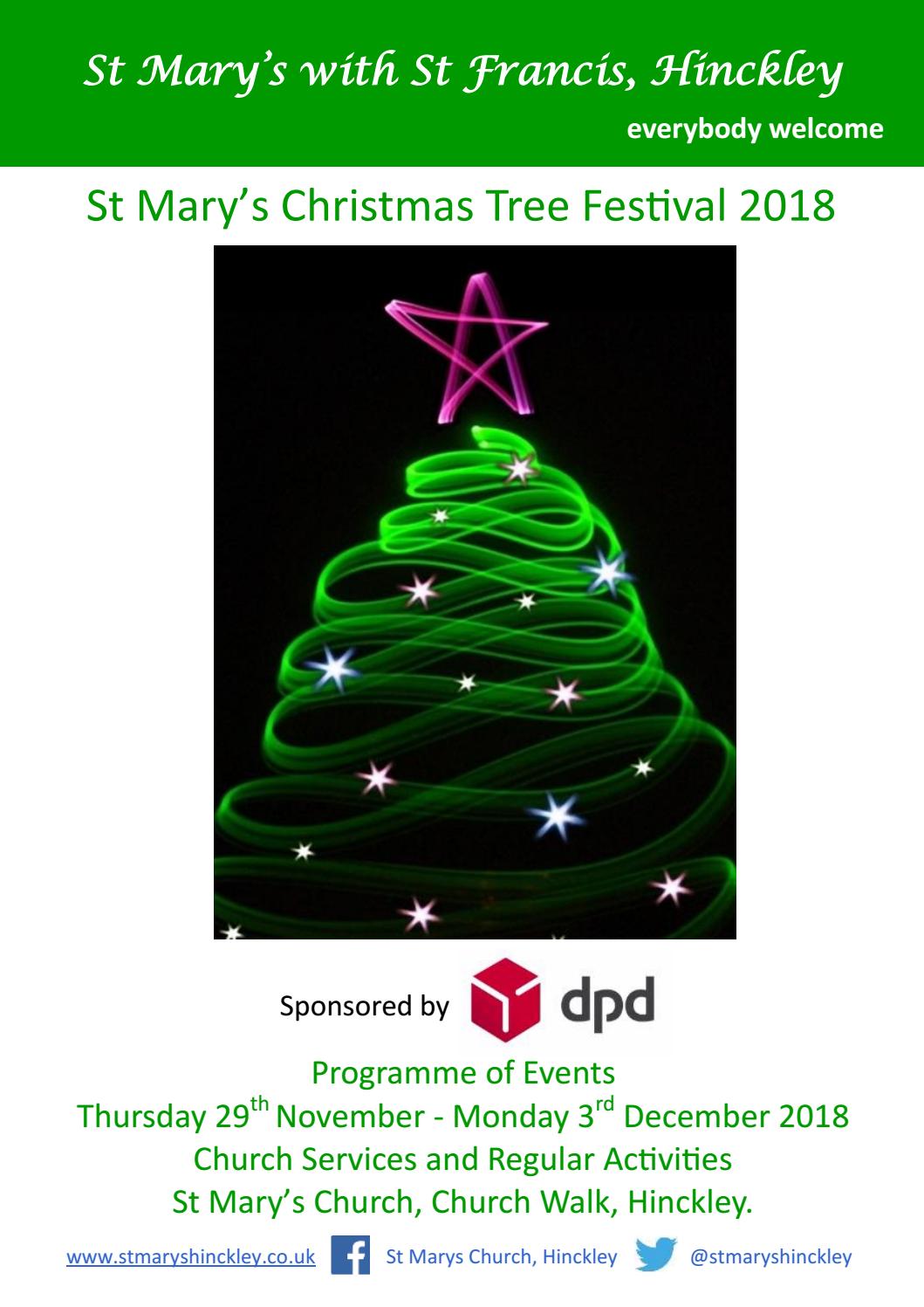 St Marys Christmas Tree Festival 2018 Programme by Debbie Heron Issuu