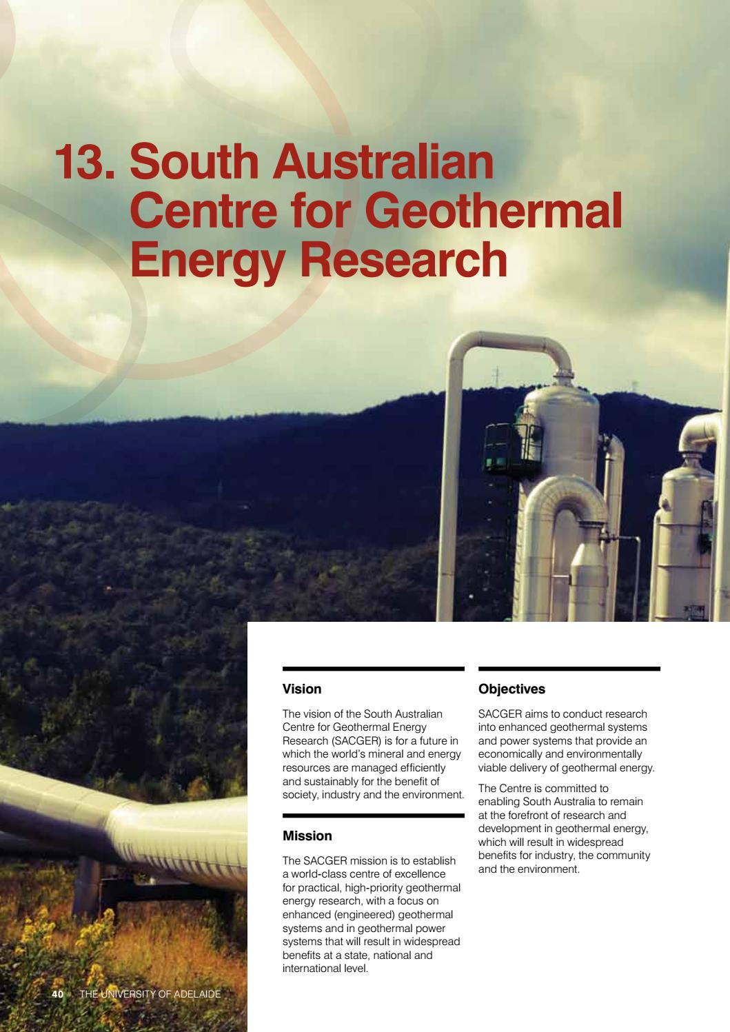 Institute For Mineral And Energy Resources Inaugural Report 2009 10 By 