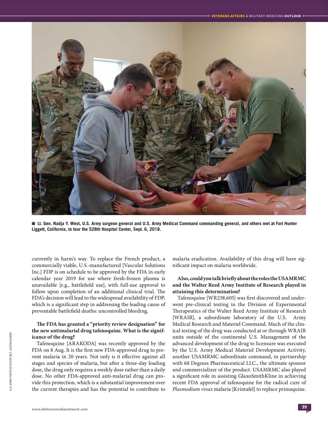 Veterans Affairs and Military Medicine Outlook Fall 2018 by Faircount