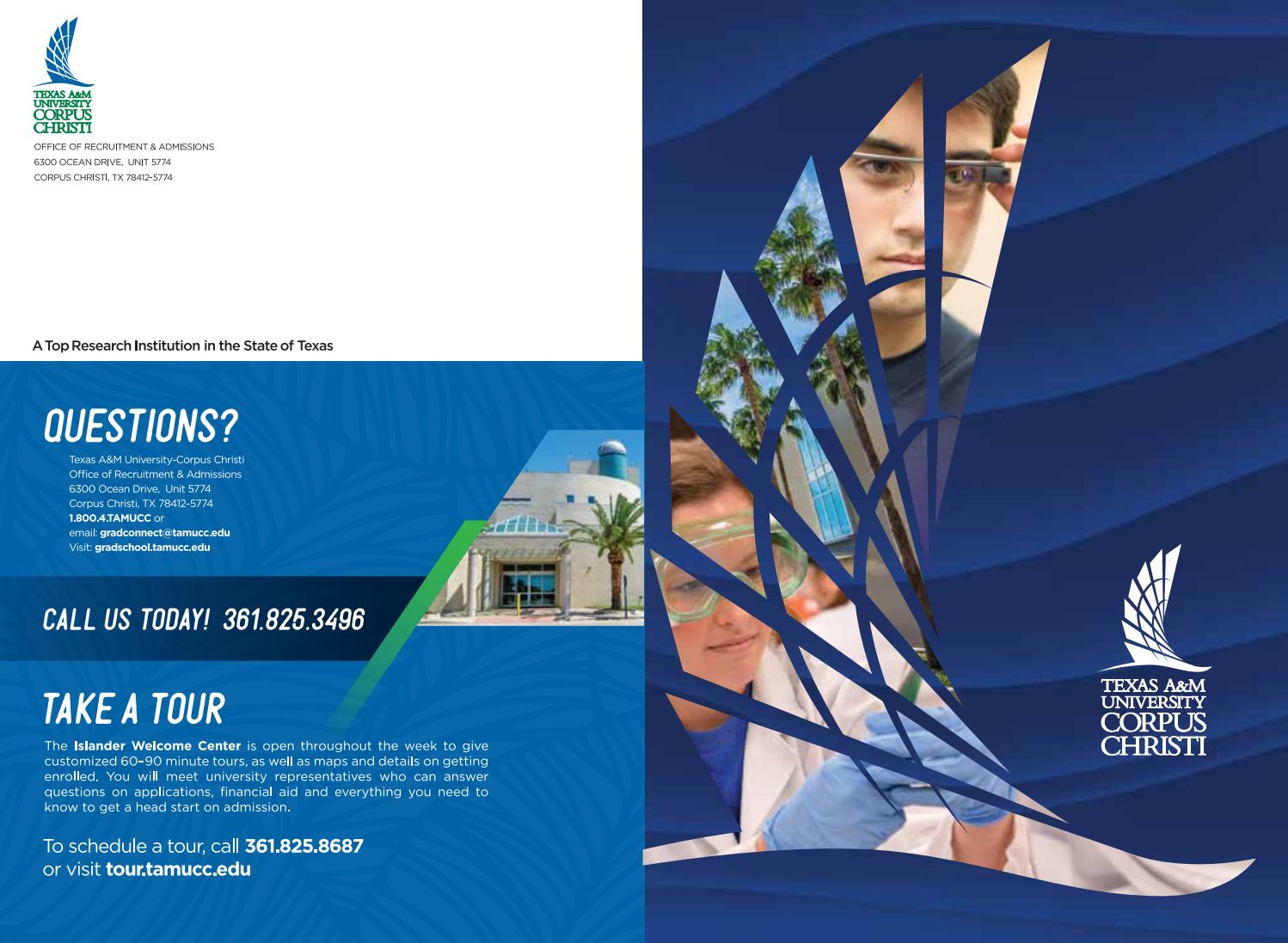 Tamucc Graduate Viewbook by Texas A&M UniversityCorpus Christi Issuu