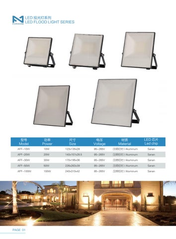 Einky -FORMORE LIGHTING 2018 new 目录 for LED 户外 灯饰 LED flood 灯饰 路灯 from FORMORE 灯饰 第 4 页